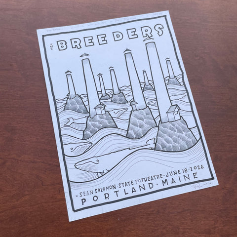 Original Drawing: The Breeders in Maine, 2026