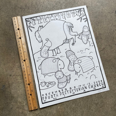 Ink Drawing / Andrew Bird 2025
