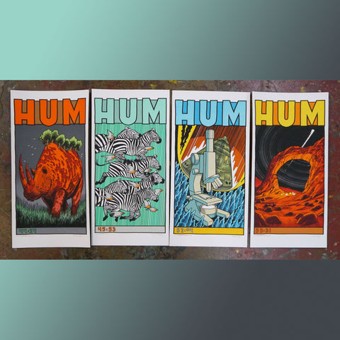 Set of FOUR Hum prints