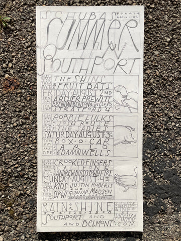 Drawing: Summer on Southport (pencil)
