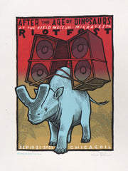 Riot Fest / After the Age of Dinosaurs demo print