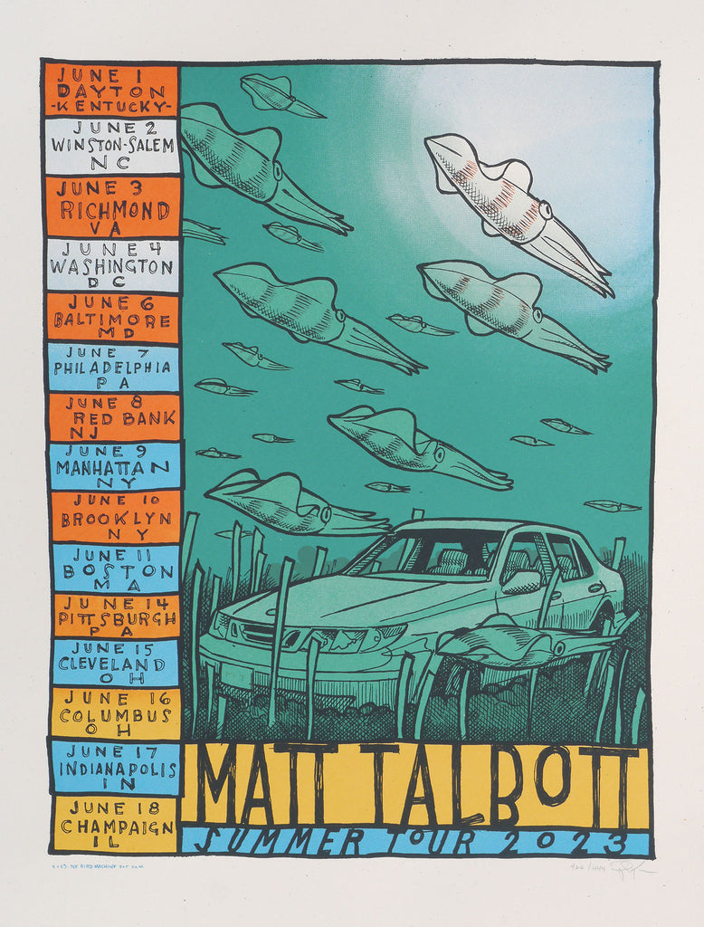 Matt Talbott Spring Tour 2023 | thebirdmachine