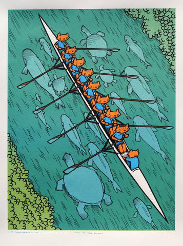 Past the Three Bridges