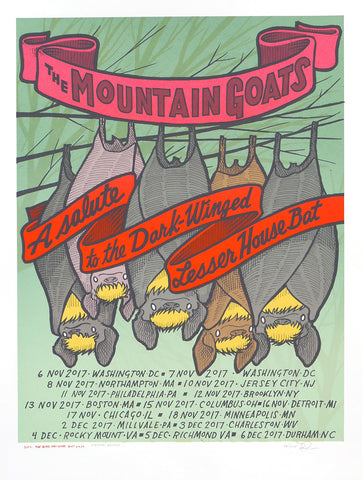 The Mountain Goats - Tour 2017, Second Edition