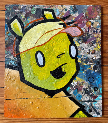 Painting on plywood - 020422 E