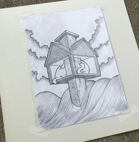 Original Drawing: The Almighty Lighthouse 2019