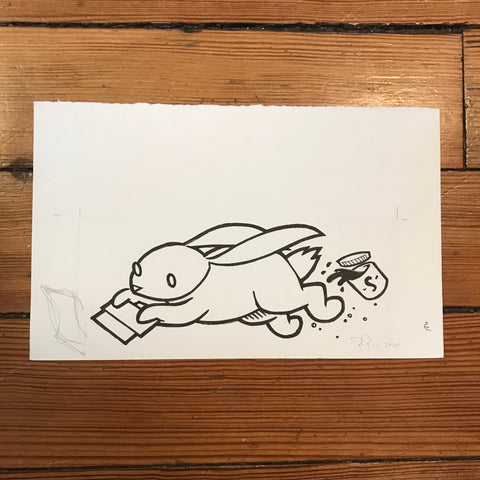 Drawing: Speedball Rabbit